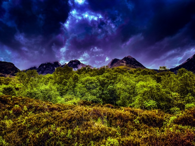 Auf Skye am Blá Bheinn Car Park