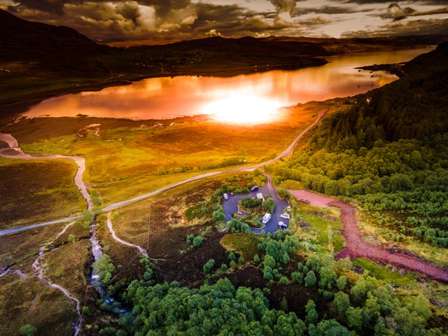Auf Skye am Blá Bheinn Car Park