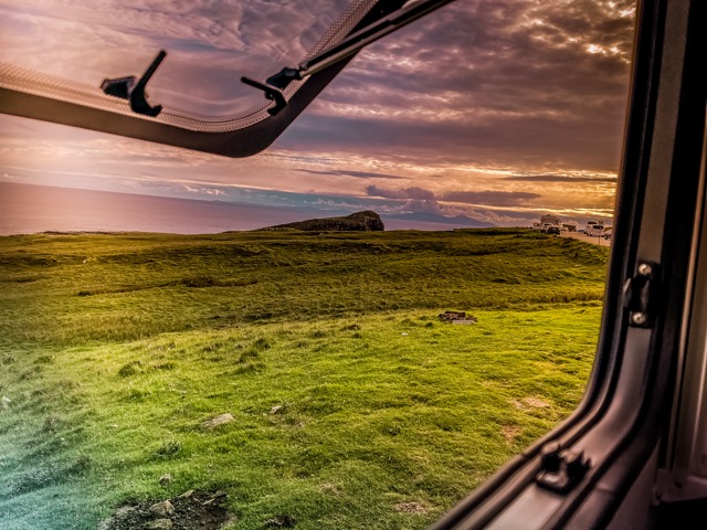 funThom, Aussicht am Neist Point, Skye